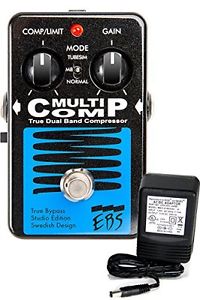 EBS Multi Comp True Dual Band Bass Compressor Pedal