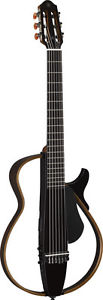 Yamaha SLG200N Nylon String Silent Guitar Translucent Black Finish