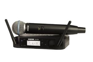 Shure GLXD24/B58 Digital Vocal Wireless System with Beta 58A Handheld Microphone