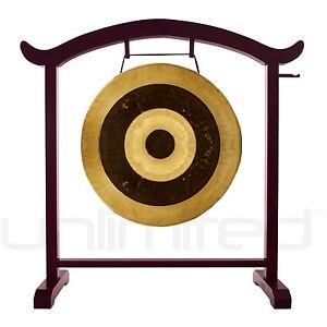 26" Subatomic Gong on the Deeper Meaning Gong Stand with Mallet