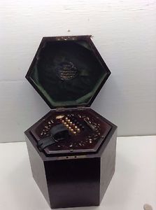 Rare Vintage Estate Louis Lachenal Concertina Fretwork 48 Buttons Squeeze Box