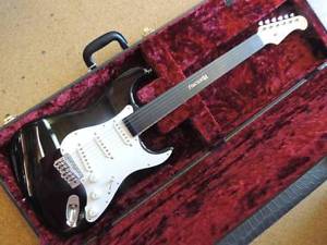 HISTORY GH-SV/M BLK STRAT Type Black E-Guitar Free Shipping