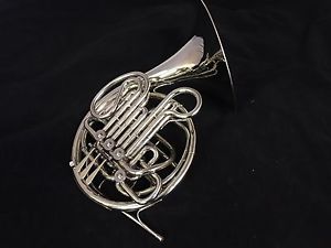 Holton Model H379 Nickel Silver Double French Horn w/New Case & Mouthpiece