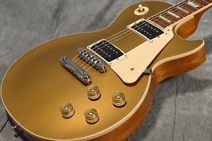 Gibson Les Paul Signature T Gold Top Electric Guitar Free shipping