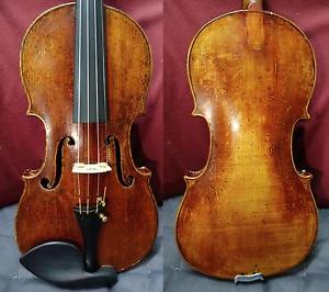4/4 Very Old Fine Violin Fully Restored Very Nice Tone!! Old label Ready 2 Play