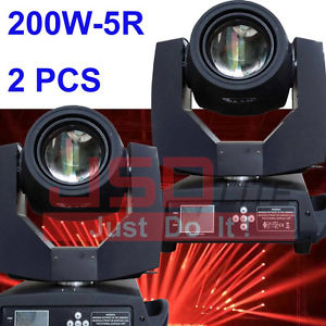 2pcs Sharpy Beam 200W 5R Moving Head Light dj disco party stage light show beam