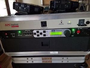 HME Clear-Com PRO850 wireless intercom package 4 Beltpacks, rack, cables.