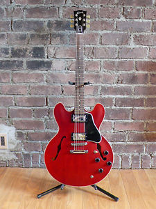 Gibson CUSTOM ES-335 Dot Satin Fadded Cherry Memphis Red 2009 E-Guitar