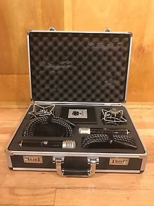 Charter Oak S600 Vacuum Tube Cardioid Condenser Microphone Matched Pair USA Made