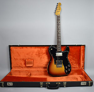 1973 Fender Vintage Telecaster Custom Sunburst Finish Electric Guitar w/OHSC USA