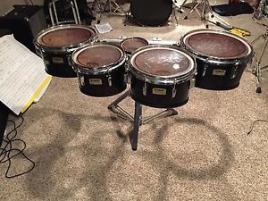 Yamaha field corps marching quads (6,10,12,13,14) with stand