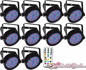 10-Pack - Chauvet DJ EZpar 56 Battery Powered Washlight with IRC - Club Stage