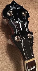 GOLD STAR GF-85 5 STRING BANJO SAGA MUSIC INSTRUMENTS GROVER TUNERS GOLDSTAR
