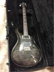 PRS custom24 10top gray/black Paul Reed Smith E-Guitar Free Shipping