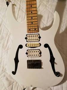 Ibanez PGM301 Paul Gilbert Model White E-Guitar Free Shipping