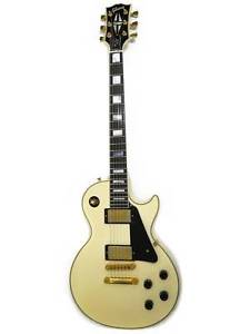 Gibson CUSTOM Shop Les Paul CUSTOM 2012 White E-Guitar Maple Top Free Shipping