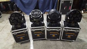 Lot of 4 x High End Systems Shapeshifter W1 with Cases
