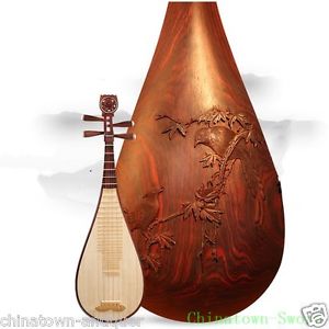 Liuqin - Chinese Soprano Pipa Lute Guitar Xinghai Musical Instrument #4137