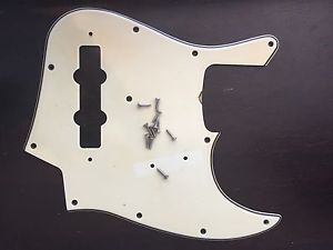 1962 Fender Jazz Bass Pickguard with original screws AMAZING Collector condition