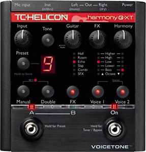 TC Helicon VoiceTone Harmony-G XT Vocal Effects Processor