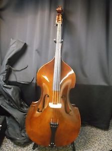 Johannes Kohr 3/4 K616 Bass Outfit, French Bow, Soft Case, Meisel Stand