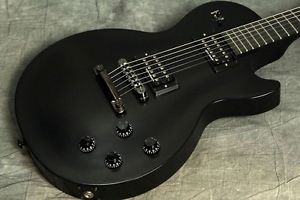 Gibson 2016 Limited Run Les Paul Studio Gothic Satin Ebony Electric Guitar