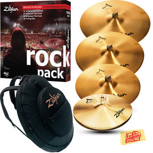 Zildjian A0801R Rock Pack Cymbal Set w/ Gig Bag