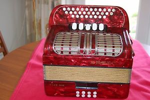 Rare Hohner Club lllM Melodeon in the key of C/F