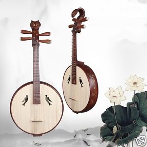 Aged Red Wood Zhong Ruan, Chinese Mandolin Guitar, Chinese Zhongruan Lute #4234