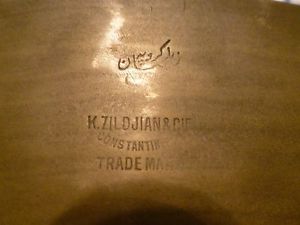 RARE VINTAGE K ZILDJIAN & CIE. CONSTANTINOPLE 15" 1330 GRAMS