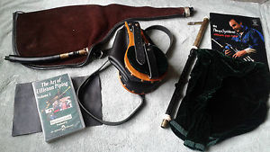 Seth Gallagher Irish Uilleann Bagpipes Practice Set- Concert pitch D Brass