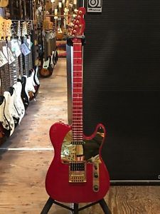 Used Bill Lawrence BKIM-60G see-through Red used electric guitar Telecaster Bill