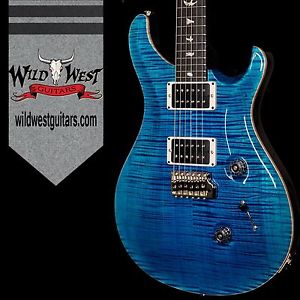 PRS Custom 24 Flame 10 Top Blue Matteo Ebony Fretboard