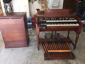 1955 Hammond B3 with Leslie 122/147 speaker, tone cabinet, foot pedals, bench.