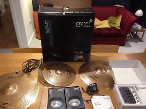 Zildjian gen 16 Cymbals and Brain 13"hats 18" Crash Ride 20" Ride