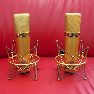 Neumann U87ai Stereo Paar LIMITED GOLD EDITION, Seltene Sammlerstücke, NEUWERTIG