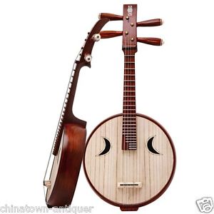 Aged Red Wood Zhong Ruan, Chinese Mandolin Guitar, Chinese Zhongruan Lute #4223