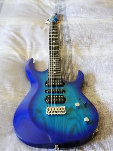 Kiesel Aries 6 A6 Trans Night Burst Beveled Top Ash Body Hipshot USA American