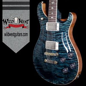 PRS Wood Library Artist Package Quilt McCarty 594 Slate Blue W/Brazilian Board