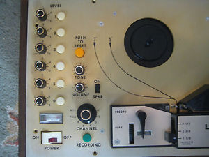 1/4" SIX track Reel to Reel Recorder Leach ERC needs work.