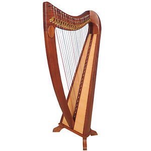 22 cuerda claddagh arpa palo de rosa, 22 String Claddagh Harp Rosewood