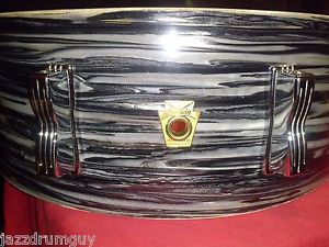 Vintage Ludwig Jazz Festival Snare - Black Oyster Pearl Ringo Starr Beatles!