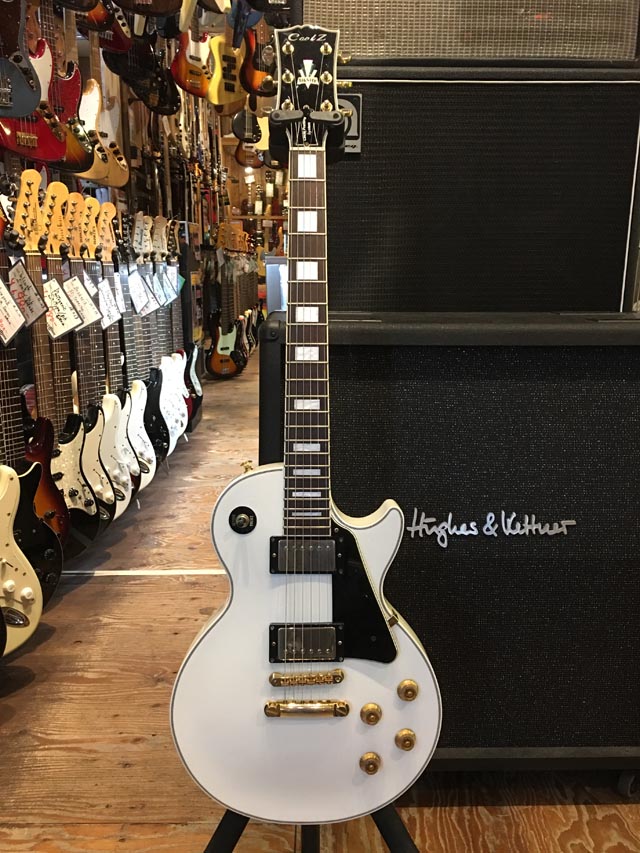 Used Cool Z ZLC-1 White used electric guitar Kuruji Les Paul Custom from JAPAN