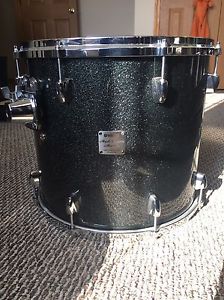 Yamaha Maple Custom Absolute 14x16" Tom! Excellent Condition! Black Sparkle!