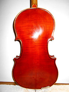 Nice Old Antique Vintage 1959 "Ernst Heinrich Roth" 2 Pc Back Full Size Violin
