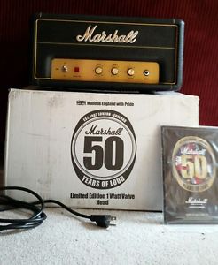 Marshall JMP-1H 1 Watt 50th Anniversary Amp Head Mint Condition