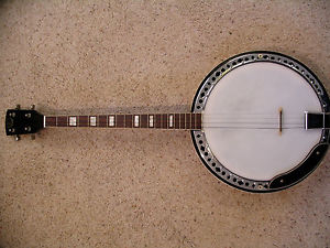 Vintage KAY 4 String Banjo W/ case K1000T "Artist"