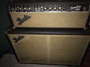 1965 Fender Tremolux Head & Cab Guitar Amp ALL ORIGINAL!