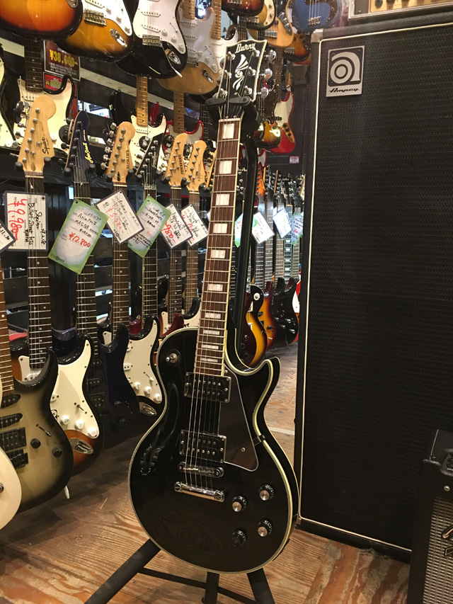 Used Burny RLC-55JS Black used electric Les Paul from JAPAN EMS