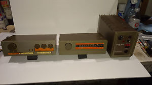 QUAD audio system, pre-amp, power amp, tuner, cables